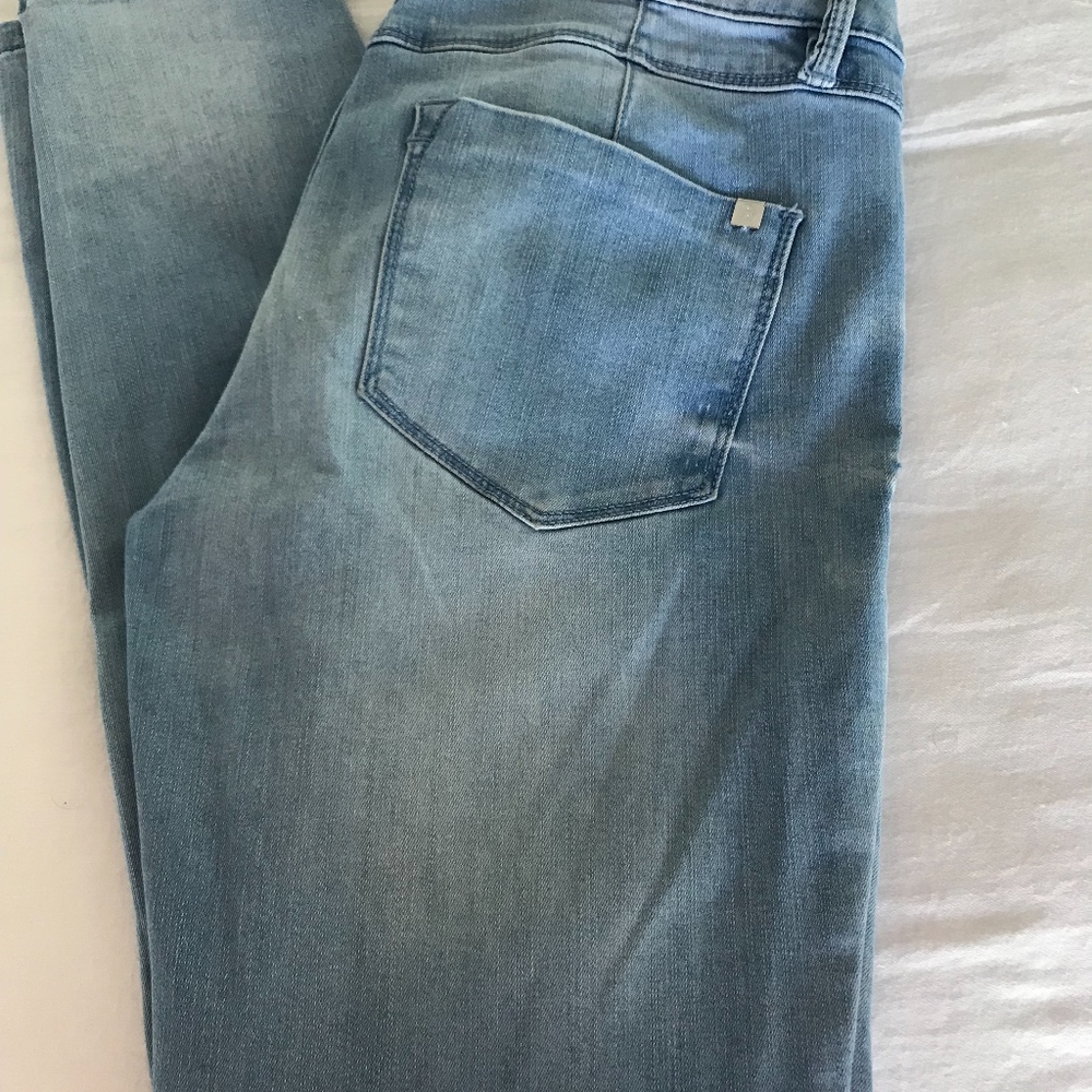 bebe Skinny Denim Light Blue Wash Jeans
